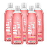 pink grapefruit foaming hand wash refill 5-count bundle, 140 fl oz