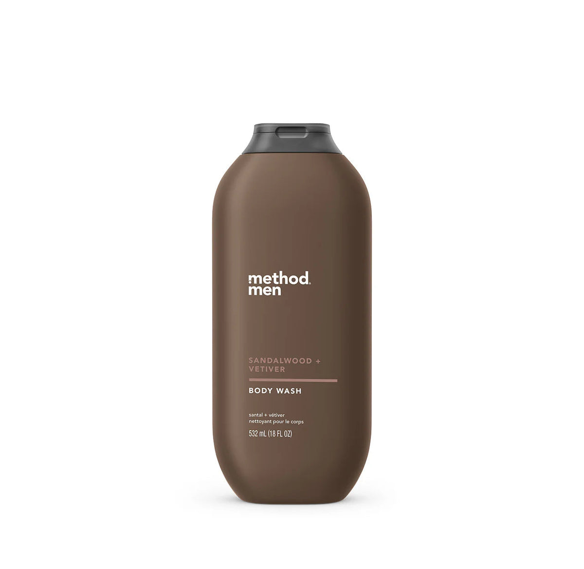 men body wash - sandalwood + vetiver, 18 fl oz