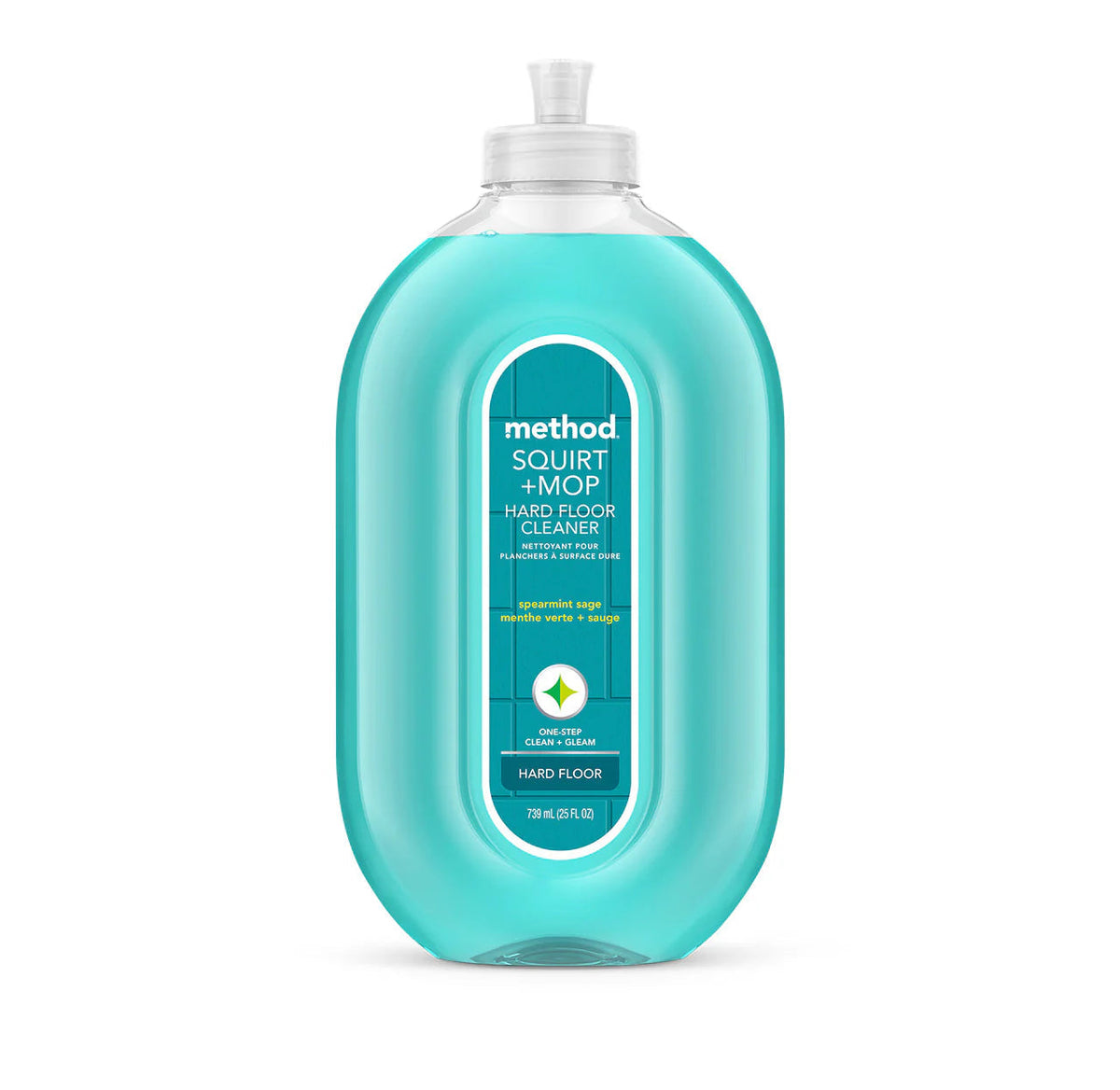 squirt + mop hard floor cleaner - spearmint sage, 25 fl oz
