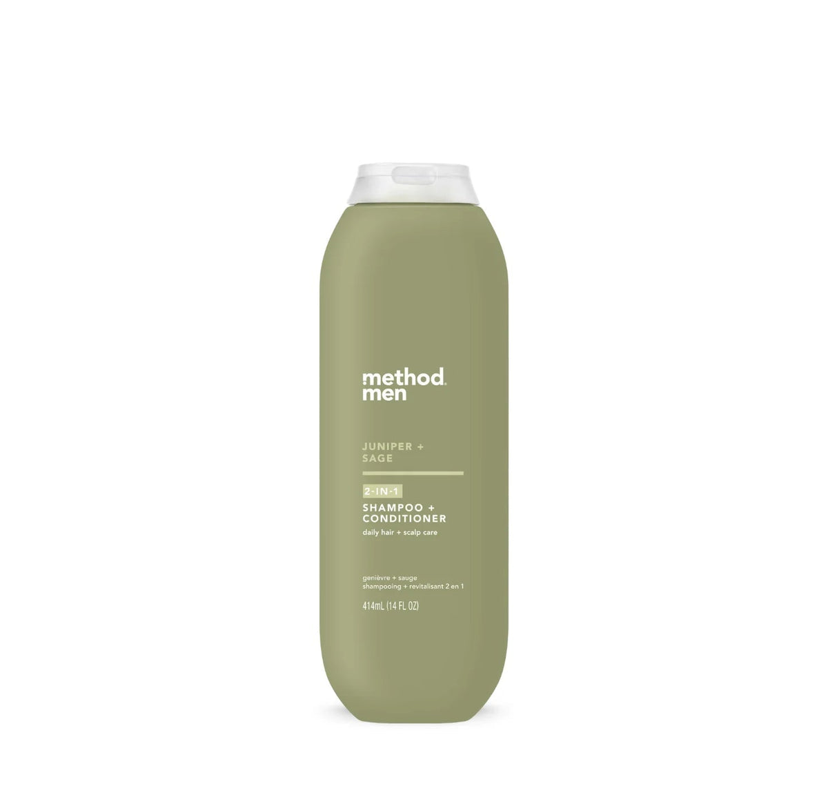 men 2-in-1 shampoo + conditioner - juniper + sage, 14 fl oz