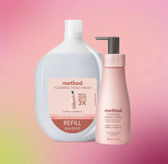 foaming hand wash - vanilla + raspberry, 10 fl oz