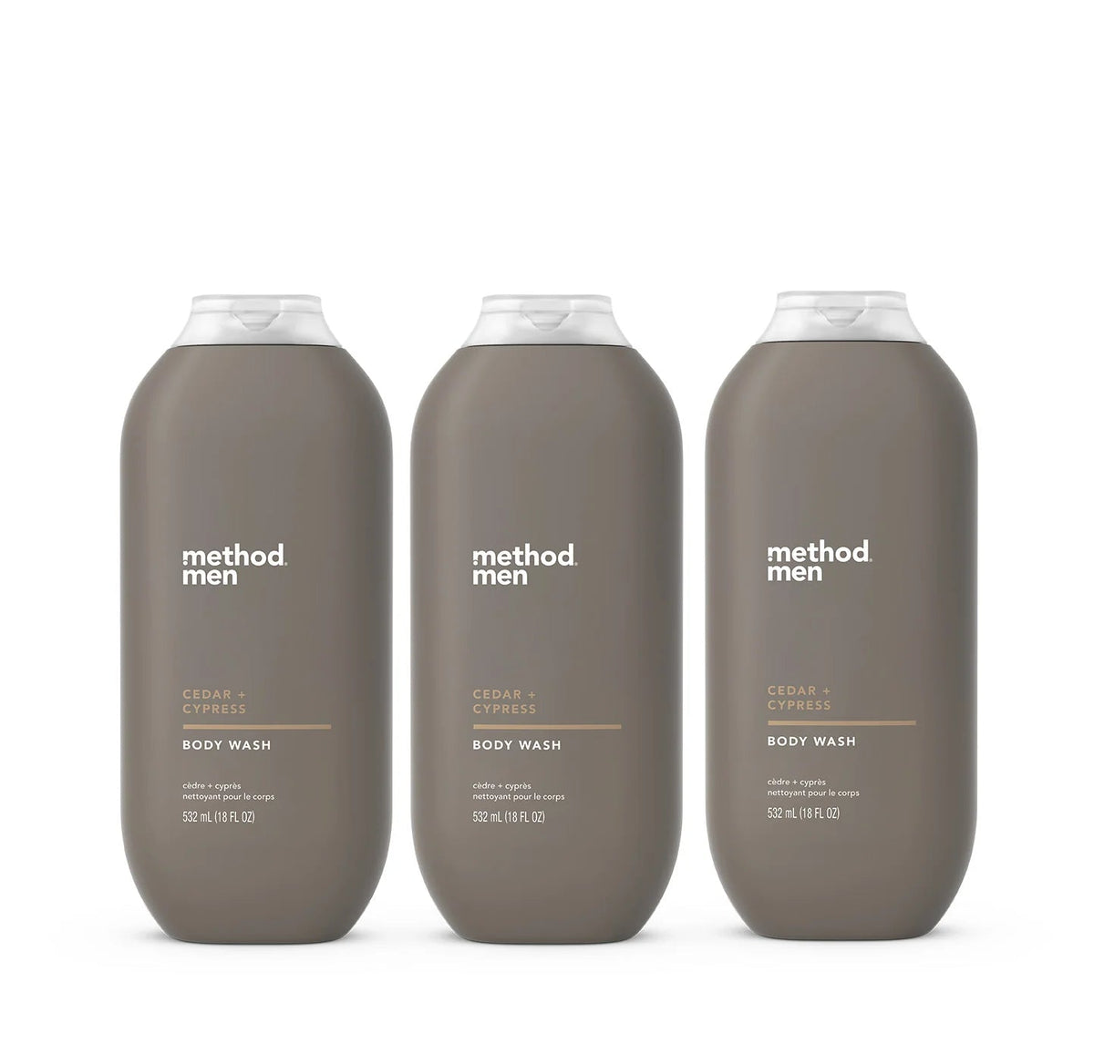 men body wash 3-count bundle - cedar + cypress