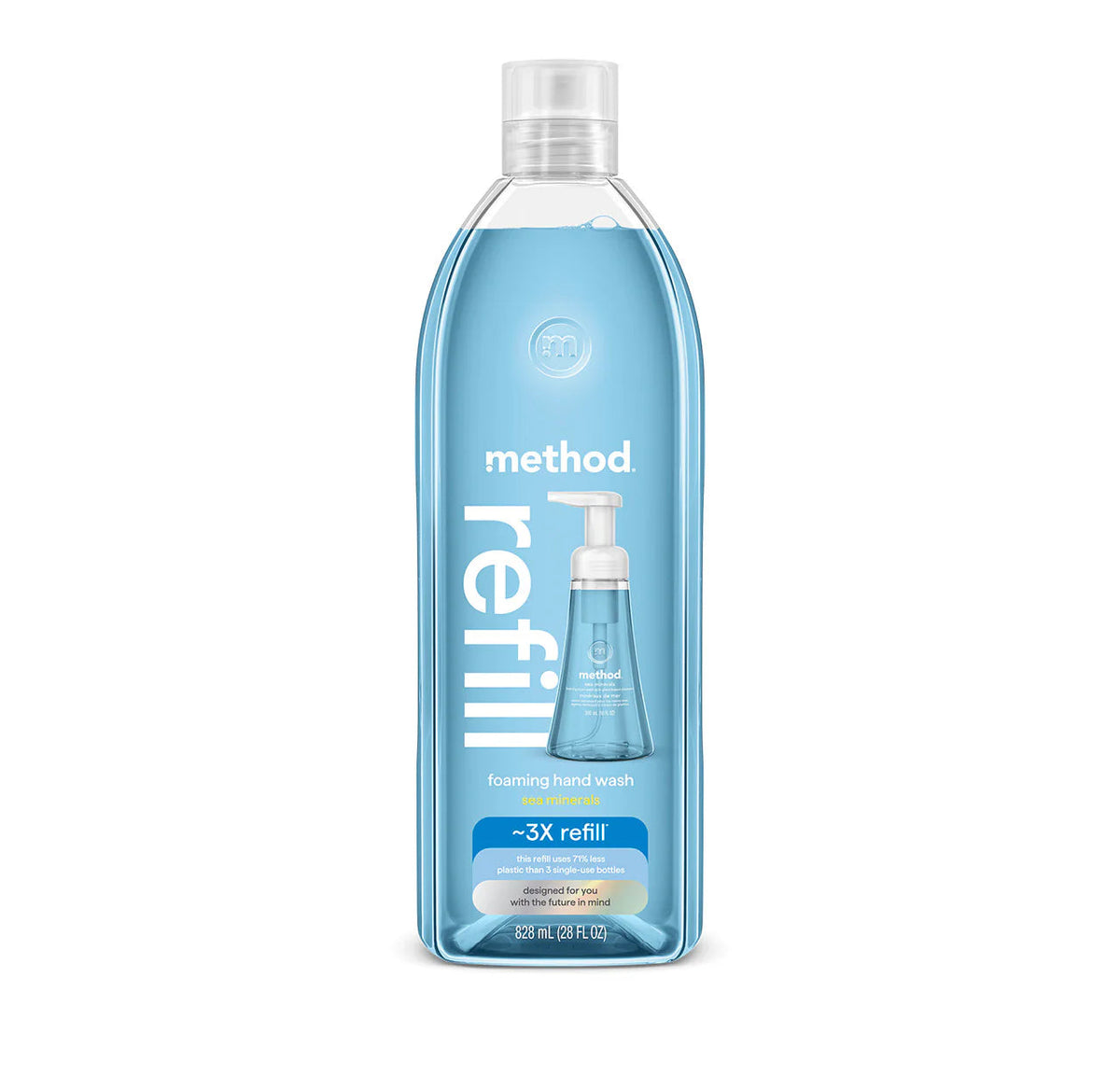 foaming hand wash refill - sea minerals, 28 fl oz 1