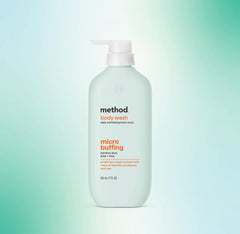 body wash tonic - micro buffing, bamboo dust, AHA + PHA, 17 fl oz